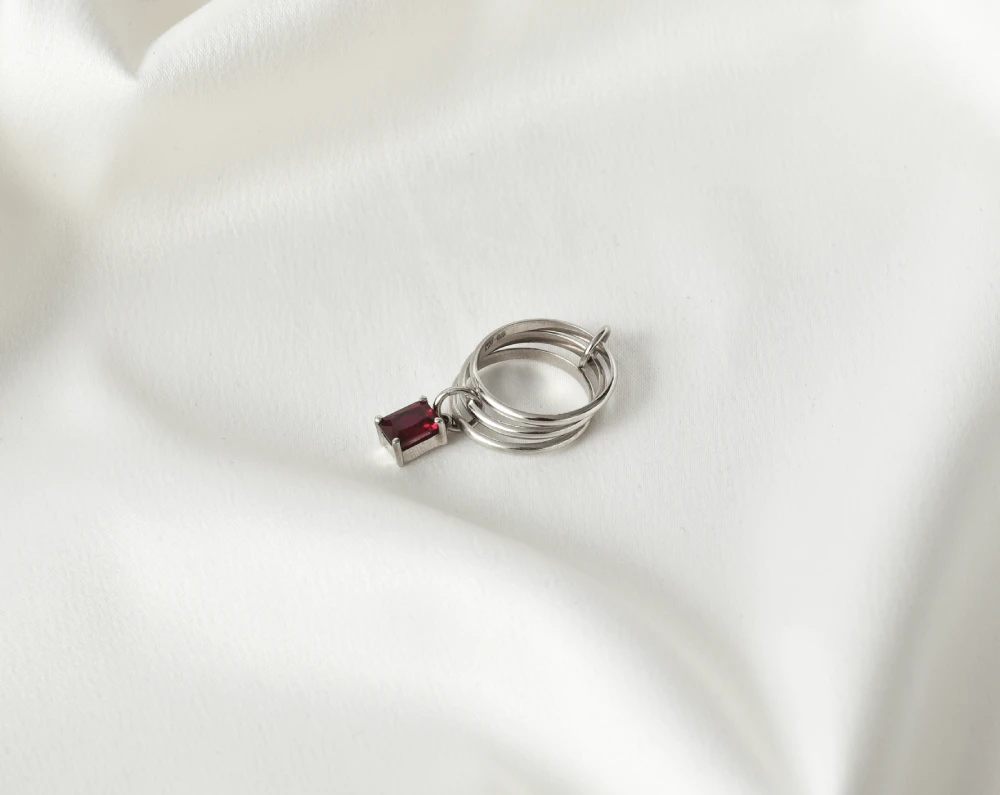 Մատանի բակետ  կարմիր